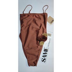 SAME Los Angeles One Piece Swimsuit XS Rose Pink Rare Exclusive Sample NWT